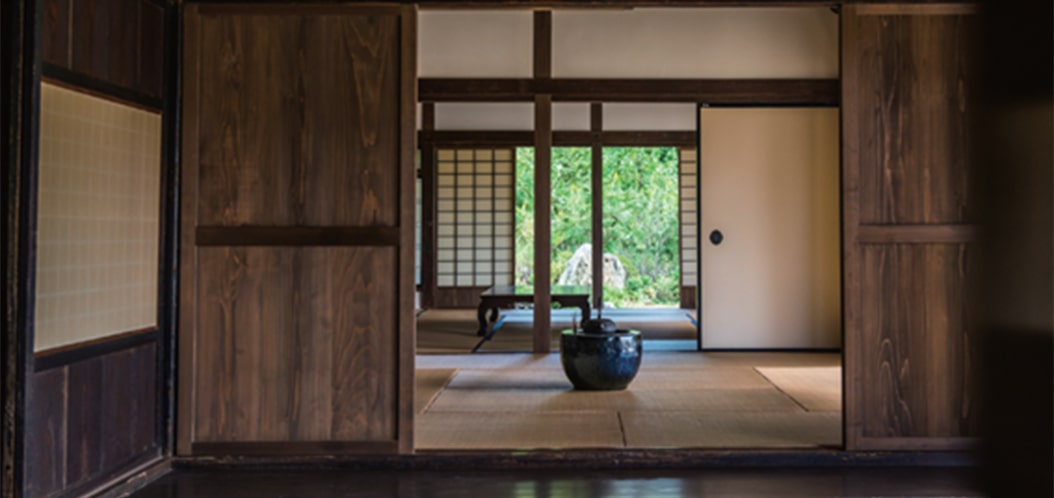 日本の木の家 屋内